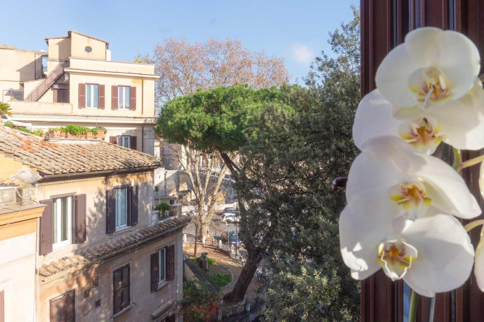 Lusso E Panorama Senza Paragoni, Loft Trastevere Rom Exteriör bild
