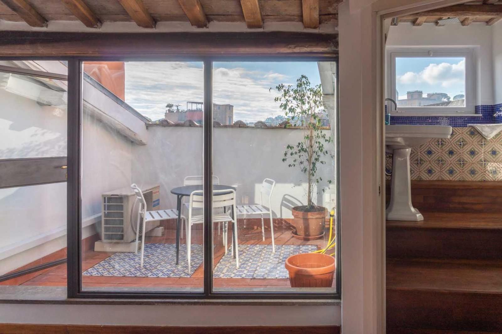 Lusso E Panorama Senza Paragoni, Loft Trastevere Rom Exteriör bild