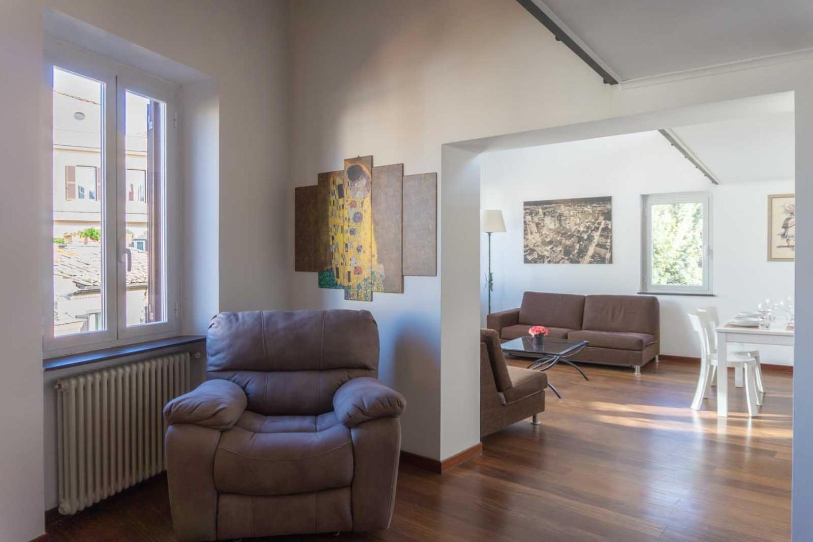 Lusso E Panorama Senza Paragoni, Loft Trastevere Rom Exteriör bild